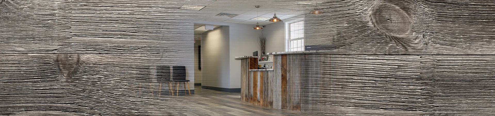 Interior of Avon Eye Care practice showing modern exam rooms and welcoming waiting area