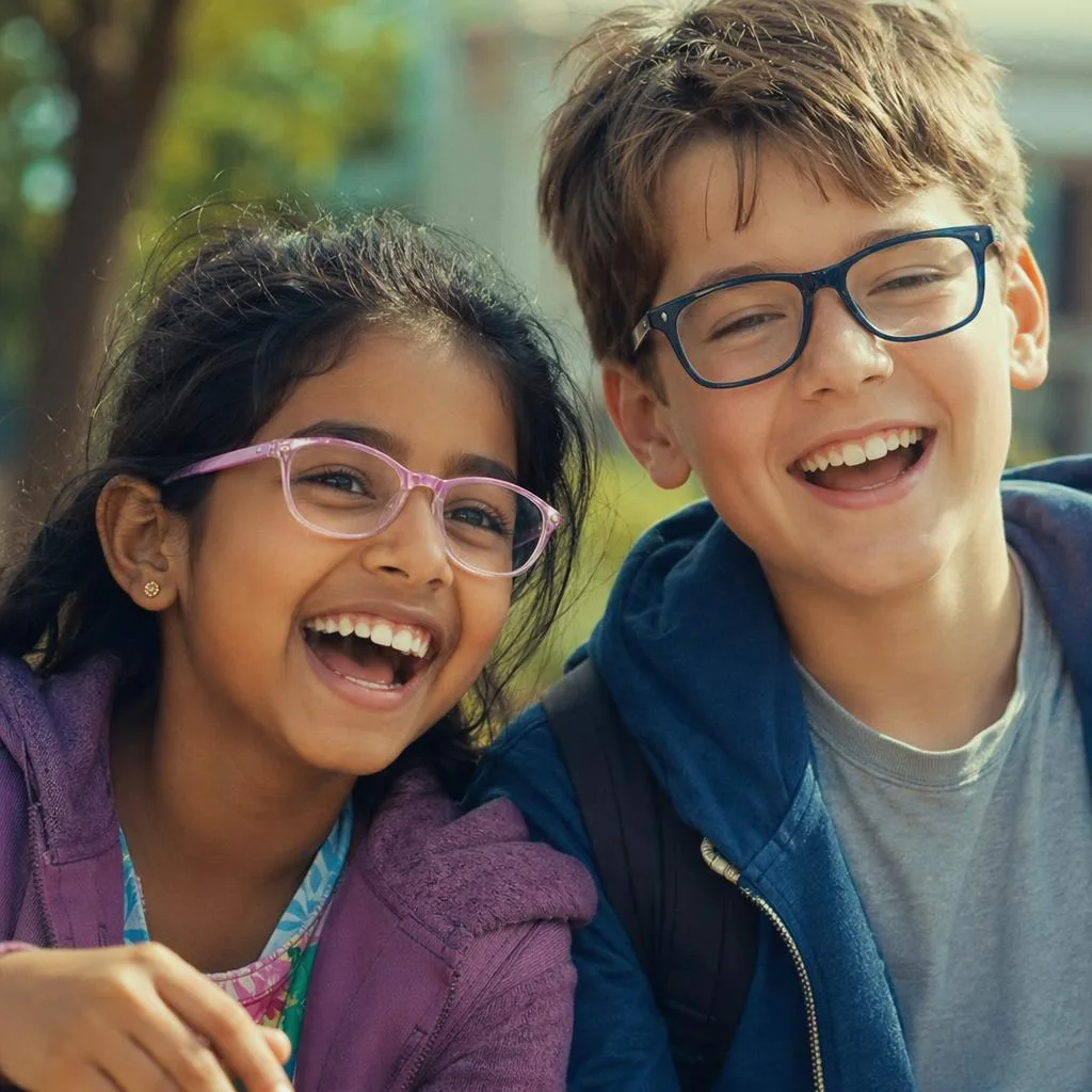 Young child during an eye exam at Avon Eye Care